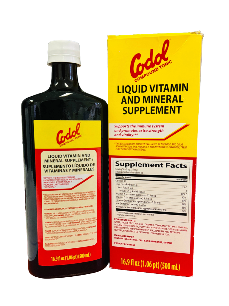 Codol Liquid Vitamin & Mineral Supplement - GPC