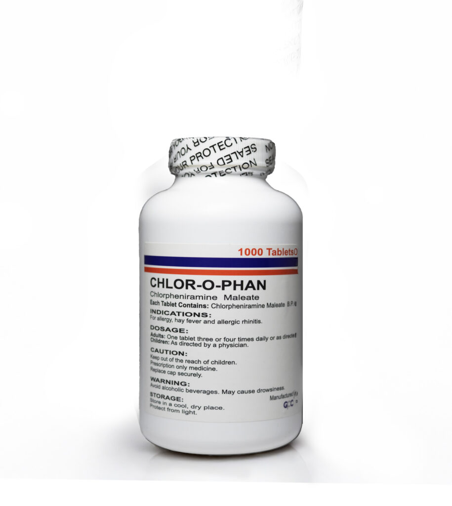Chlorophan (Chlorphenramine) Tablets - GPC