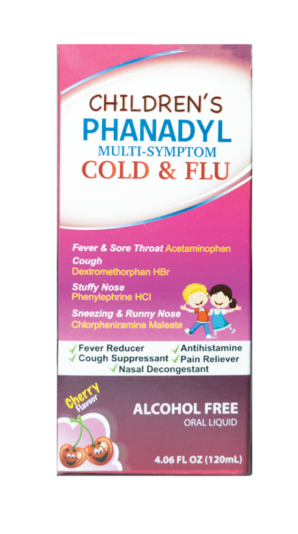 Children’s Phanadyl Multi Symptoms Cold and Flu